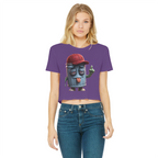 ANGRY CAN MAN 3.0 Classic Women's Cropped Raw Edge T-Shirt