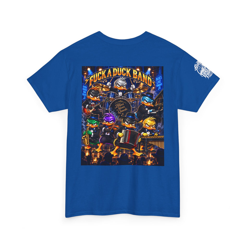 Blues, Tunes & Quacks — Duck Band Back Graphic Tee