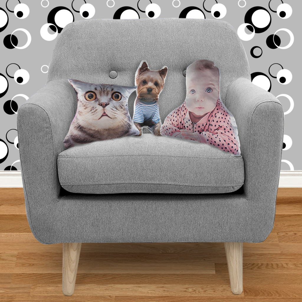 ANGRY CAN MAN 3.0 Custom Shape Cushion