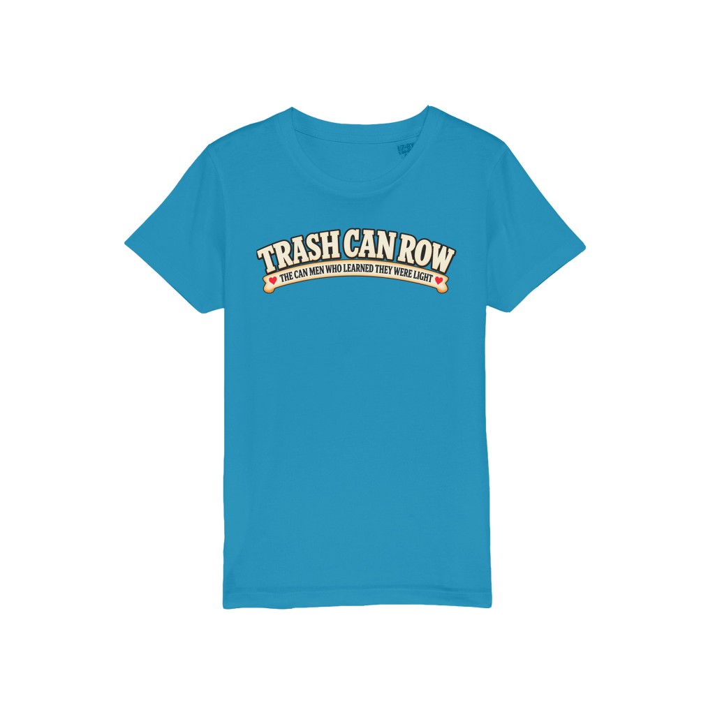 Trash Can Row Organic Jersey Kids T-Shirt