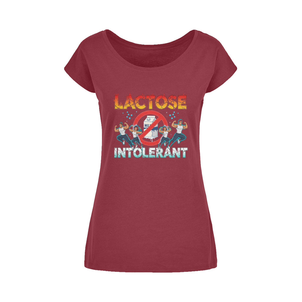 AOB Wide Neck Womens T-Shirt XS-5XL
