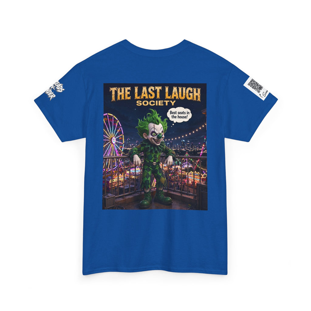 The Last Laugh Society Tee #154 — Carnival Clown Horror Graphic T-Shirt