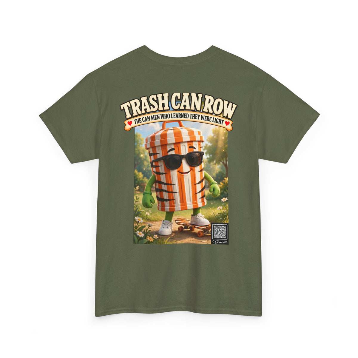 Trash Can Row Tee #8