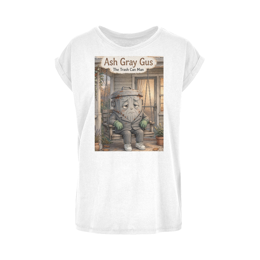 Trash Can Row Women's Extended Shoulder T-Shirt XS-5XL