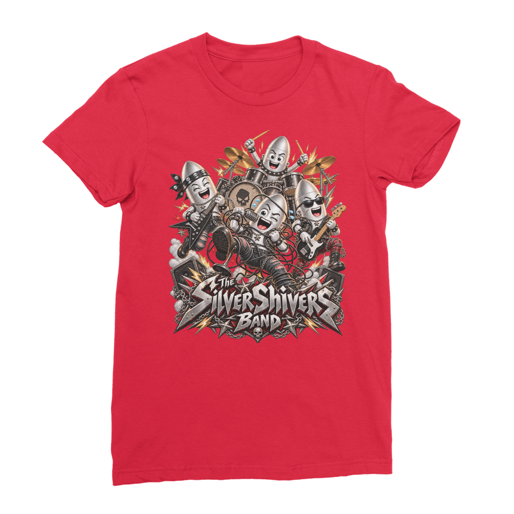 The Silver Shivers Band Premium Jersey Women's T-Shirt
