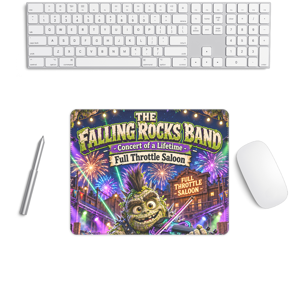 Falling Rocks COllection Medium Gaming Pad