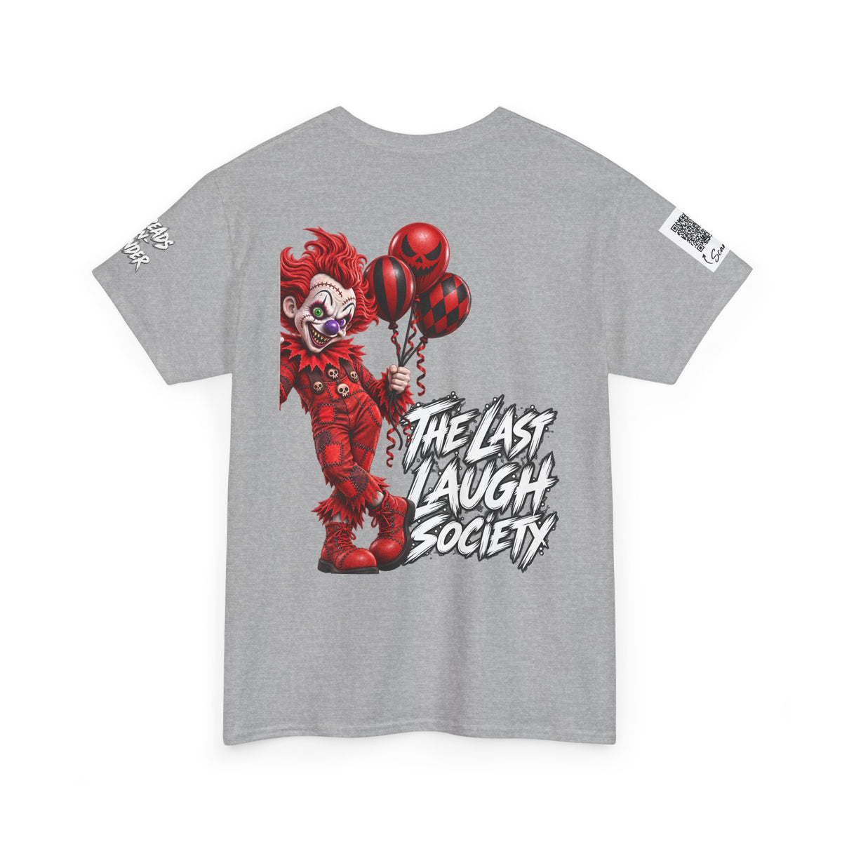 The Last Laugh Society Tee #126 — Carnival Clown Horror Graphic T-Shirt