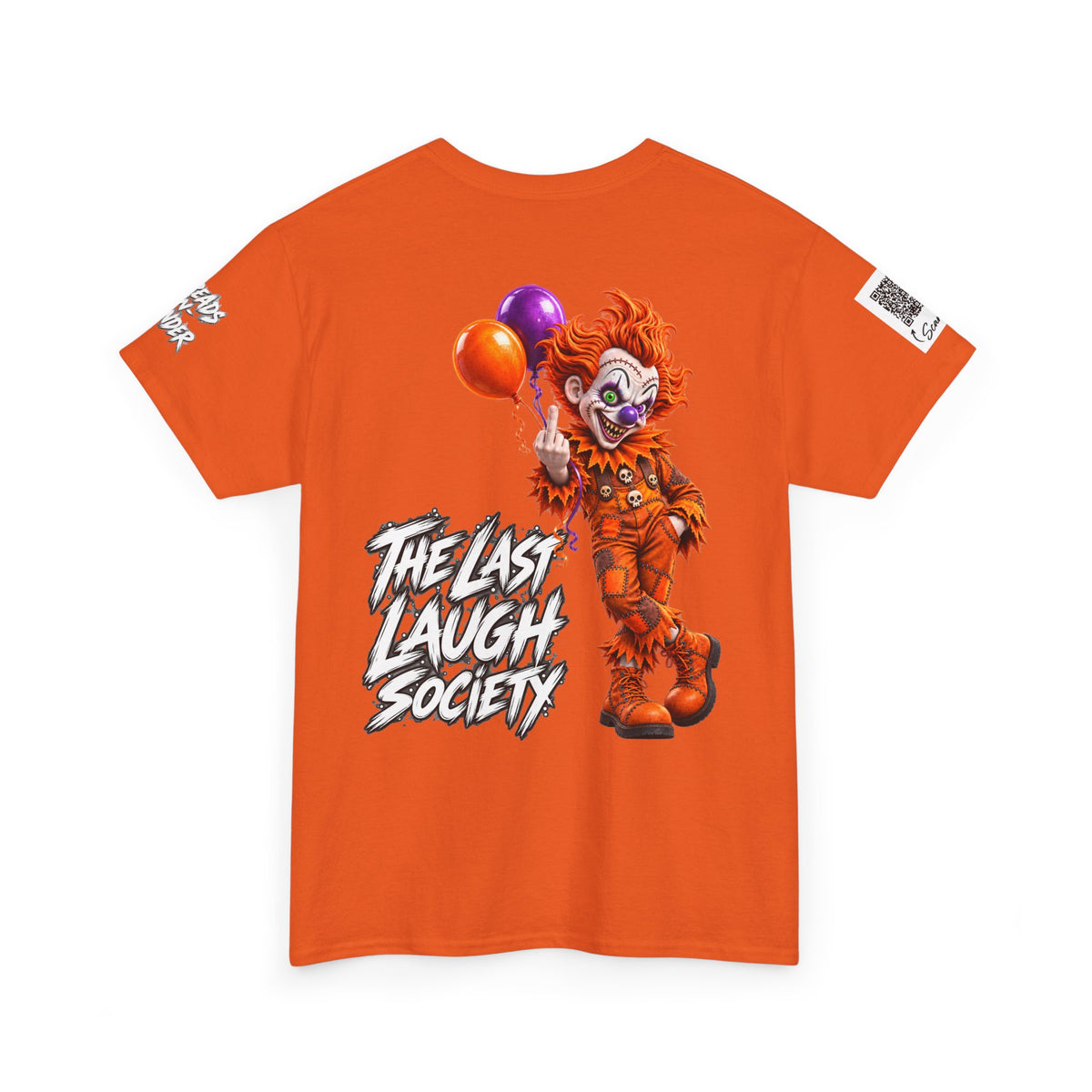 The Last Laugh Society Tee #127 — Carnival Clown Horror Graphic T-Shirt