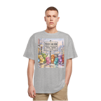 Trash Can Row Heavy Oversized T-Shirt