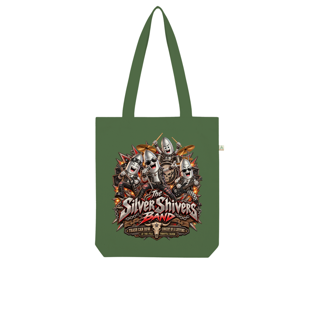 The Silver Shivers Band Organic Tote Bag