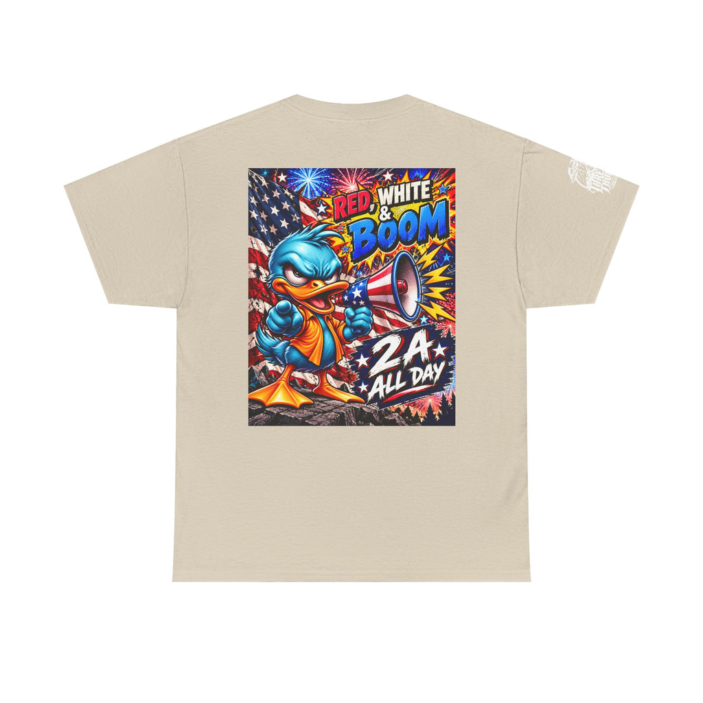 Red, White & Boom Patriotic Duck Back Graphic Tee