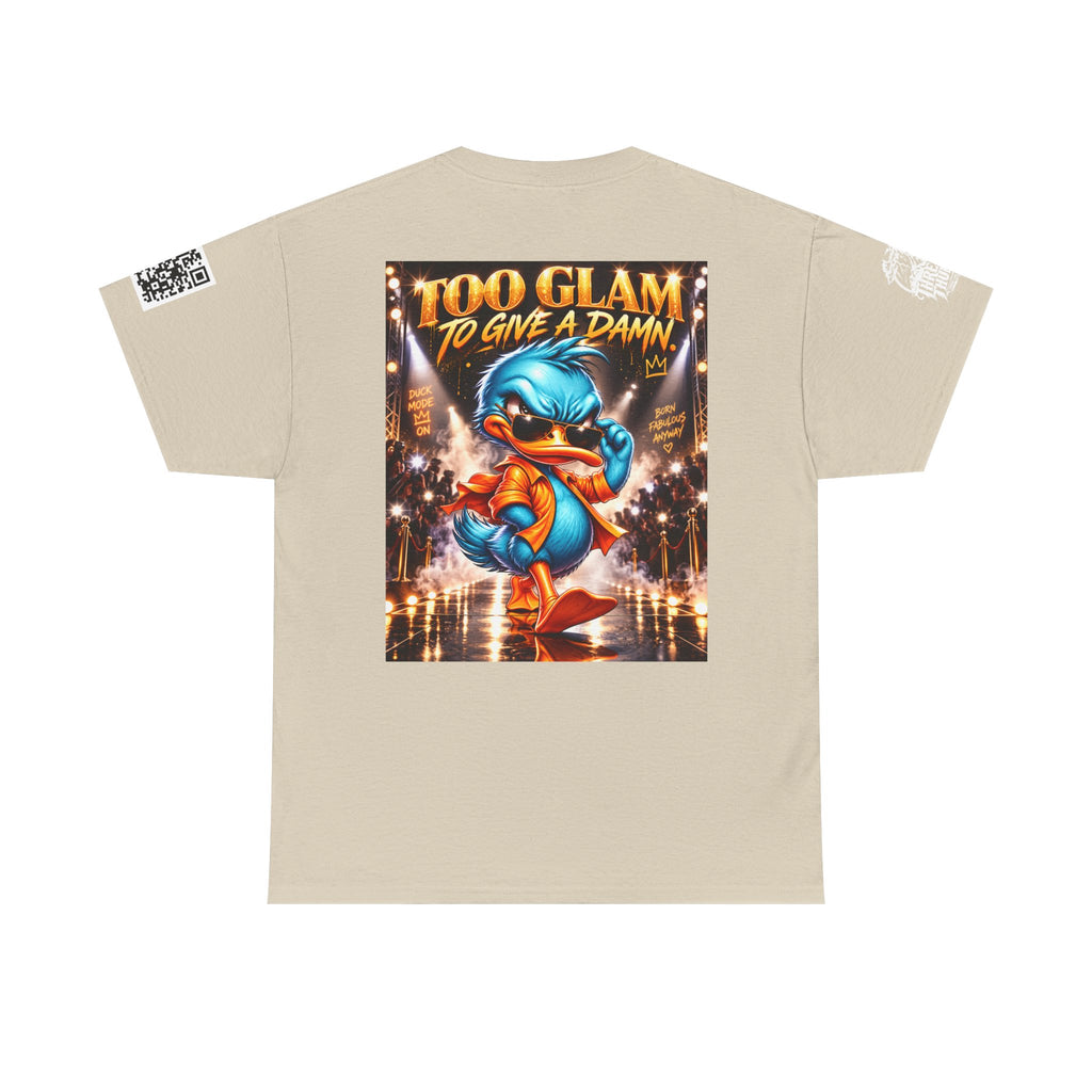 Too Glam to Give a Damn Back Graphic Tee