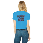 ANGRY CAN MAN 3.0 Classic Women's Cropped Raw Edge T-Shirt