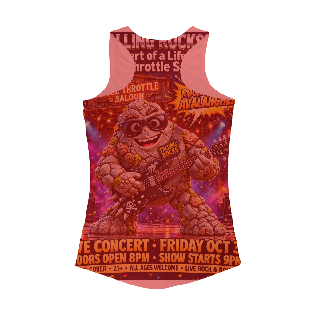 Falling Rocks COllection Women Performance Tank Top