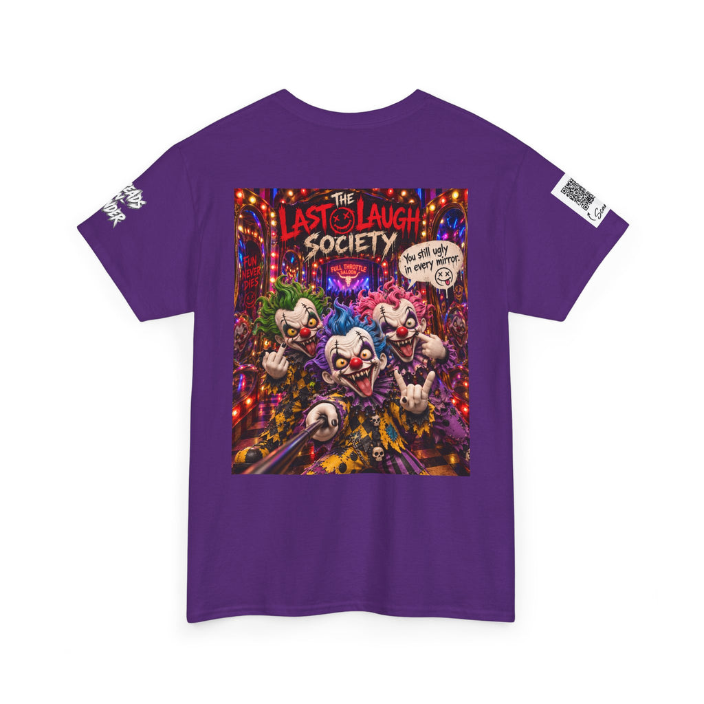 The Last Laugh Society Tee #147 — Carnival Clown Horror Graphic T-Shirt