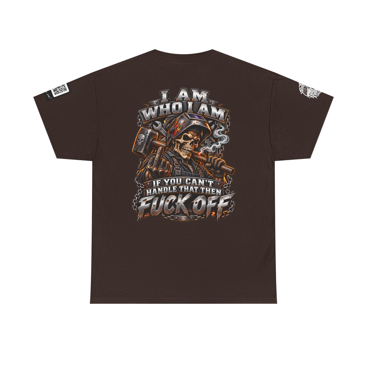I Am Who I Am — If You Can’t Handle It, Fuck Off Back Graphic Tee
