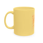 Skull Clash Ceramic Mug — Vintage Rock Tattoo Coffee Cup
