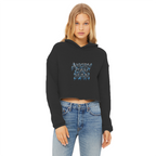 ANGRY CAN MAN 2.0 Ladies Cropped Raw Edge Hoodie
