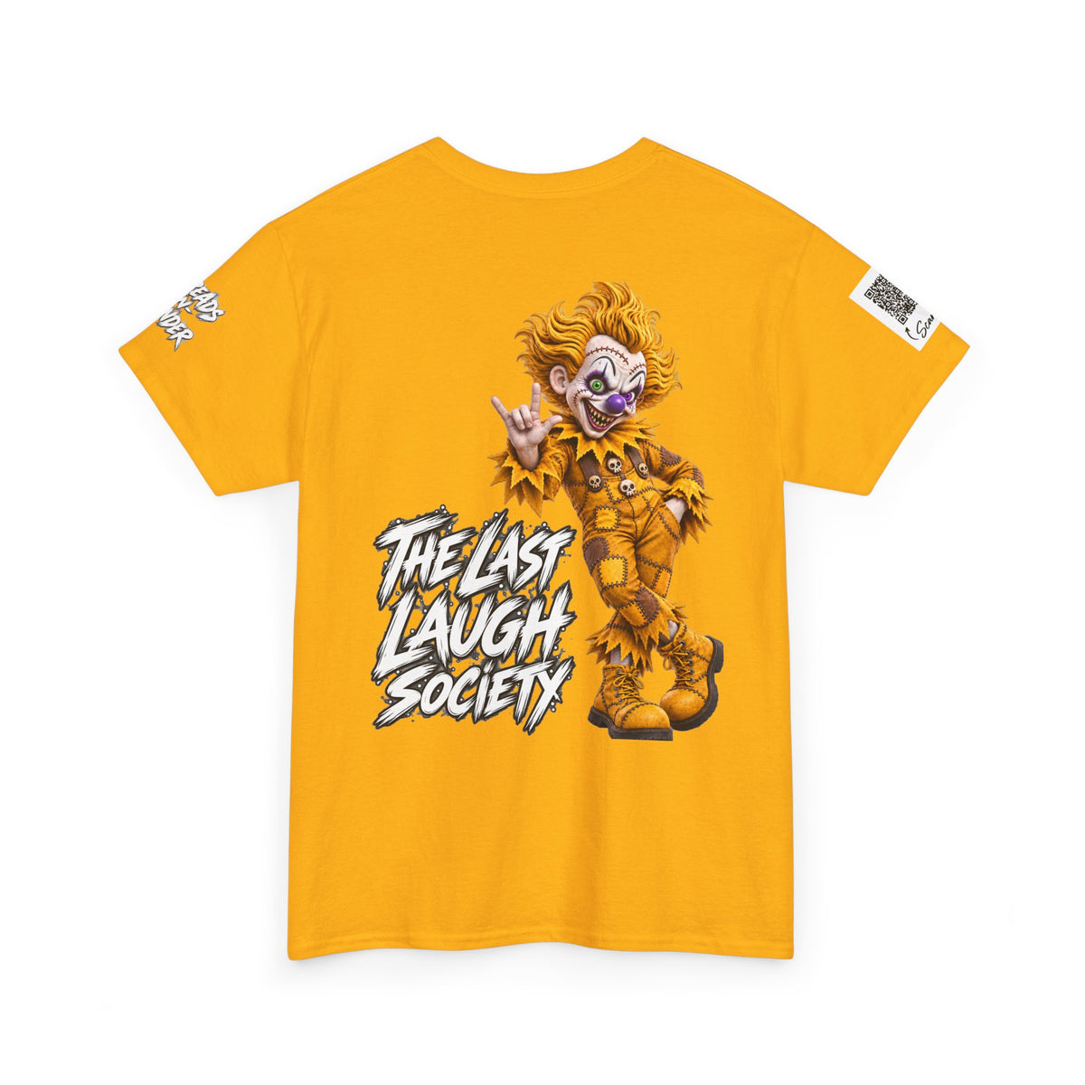Copy of The Last Laugh Society Tee #119 — Carnival Clown Horror Graphic T-Shirt