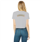 Trash Can Row – Classic Women's Cropped Raw Edge T-Shirt
