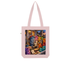 Trash Can Row Organic Tote Bag