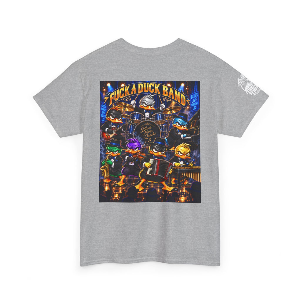 Blues, Tunes & Quacks — Duck Band Back Graphic Tee