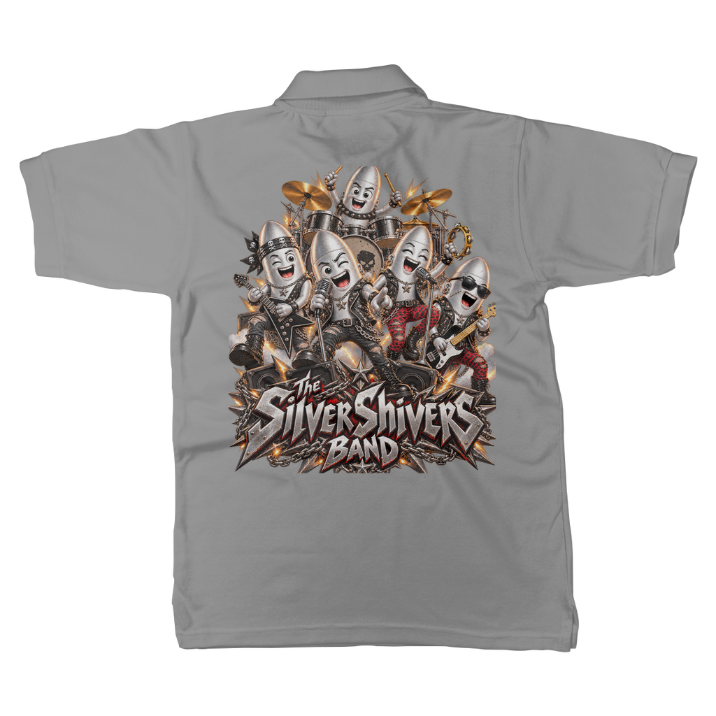 The Silver Shivers Band Classic Adult Polo Shirt