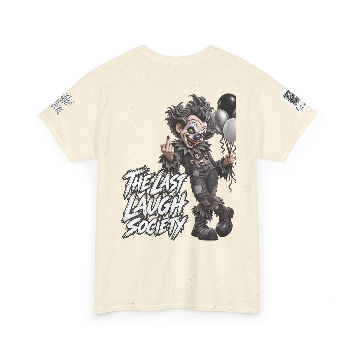 The Last Laugh Society Tee #119 — Carnival Clown Horror Graphic T-Shirt