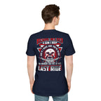 T-Shirt — "Beside My Bed a Gun I Keep" Skull Graphic