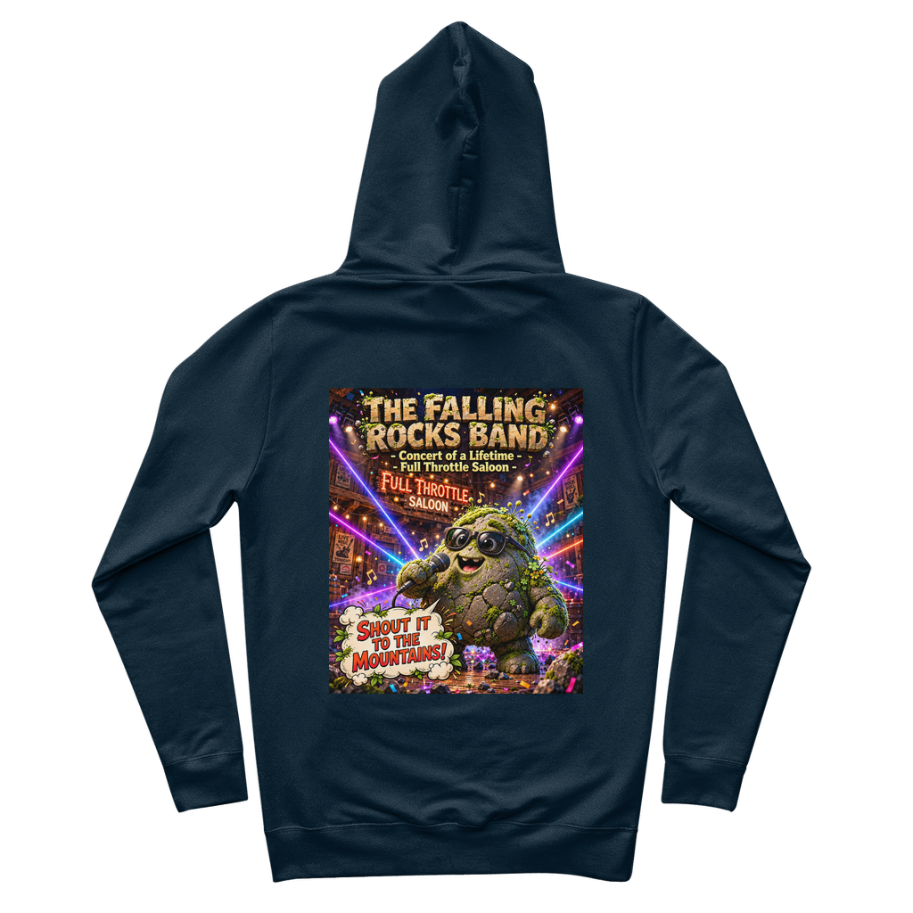 Falling Rocks COllection 100% Organic Cotton Hoodie