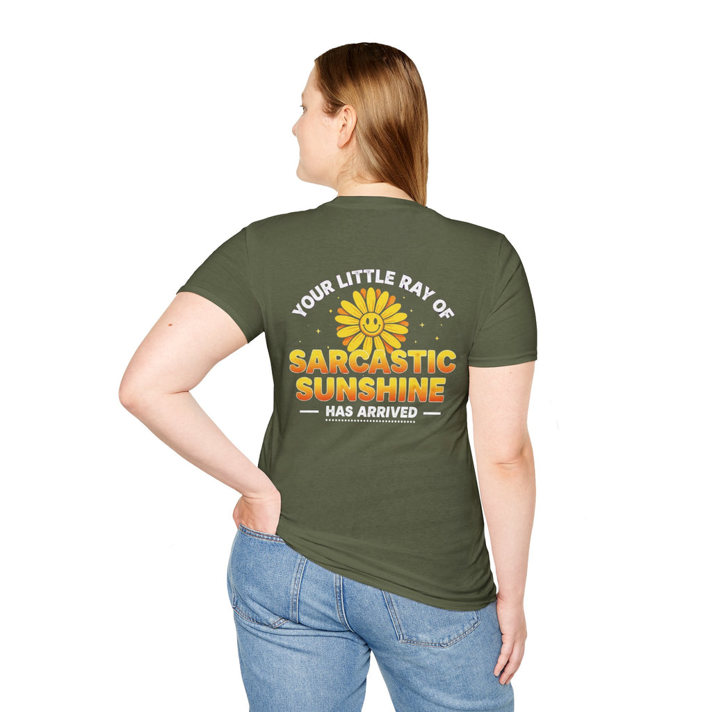 Sarcastic Sunshine T-Shirt — "Your Little Ray of Sarcastic Sunshine Has Arrived"