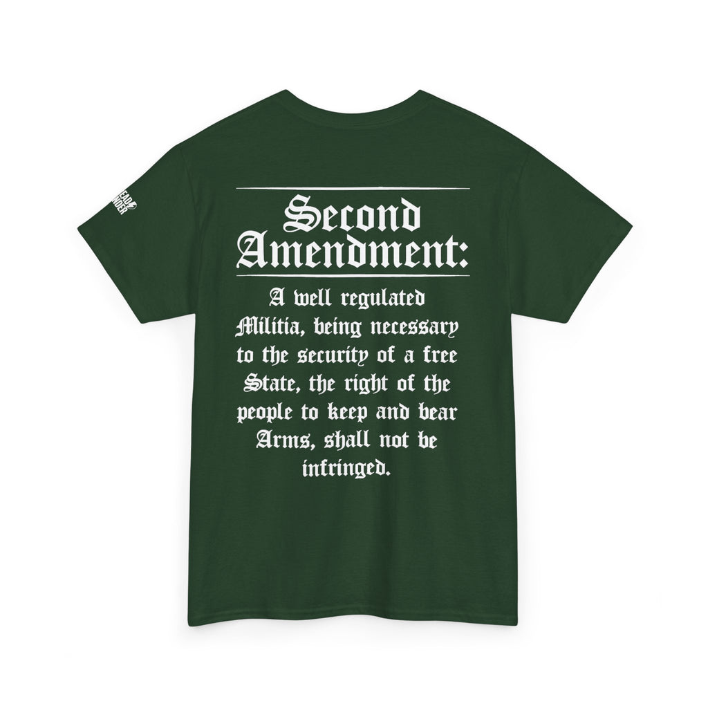 Second Amendment T-Shirt — Constitution Quote Flag Tee