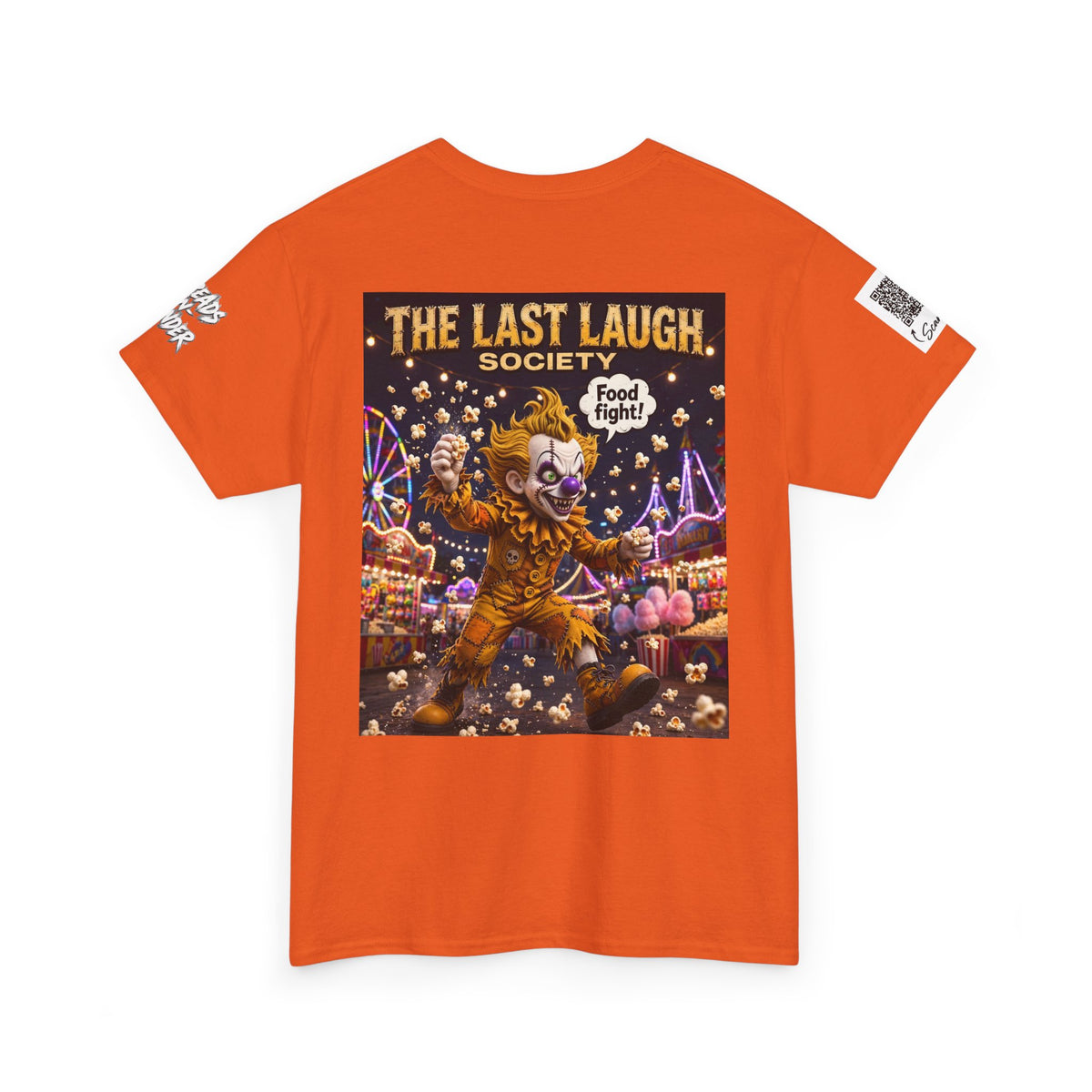 The Last Laugh Society Tee #158 — Carnival Clown Horror Graphic T-Shirt