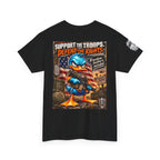 Support the Troops, Defend the Rights Back Graphic Tee