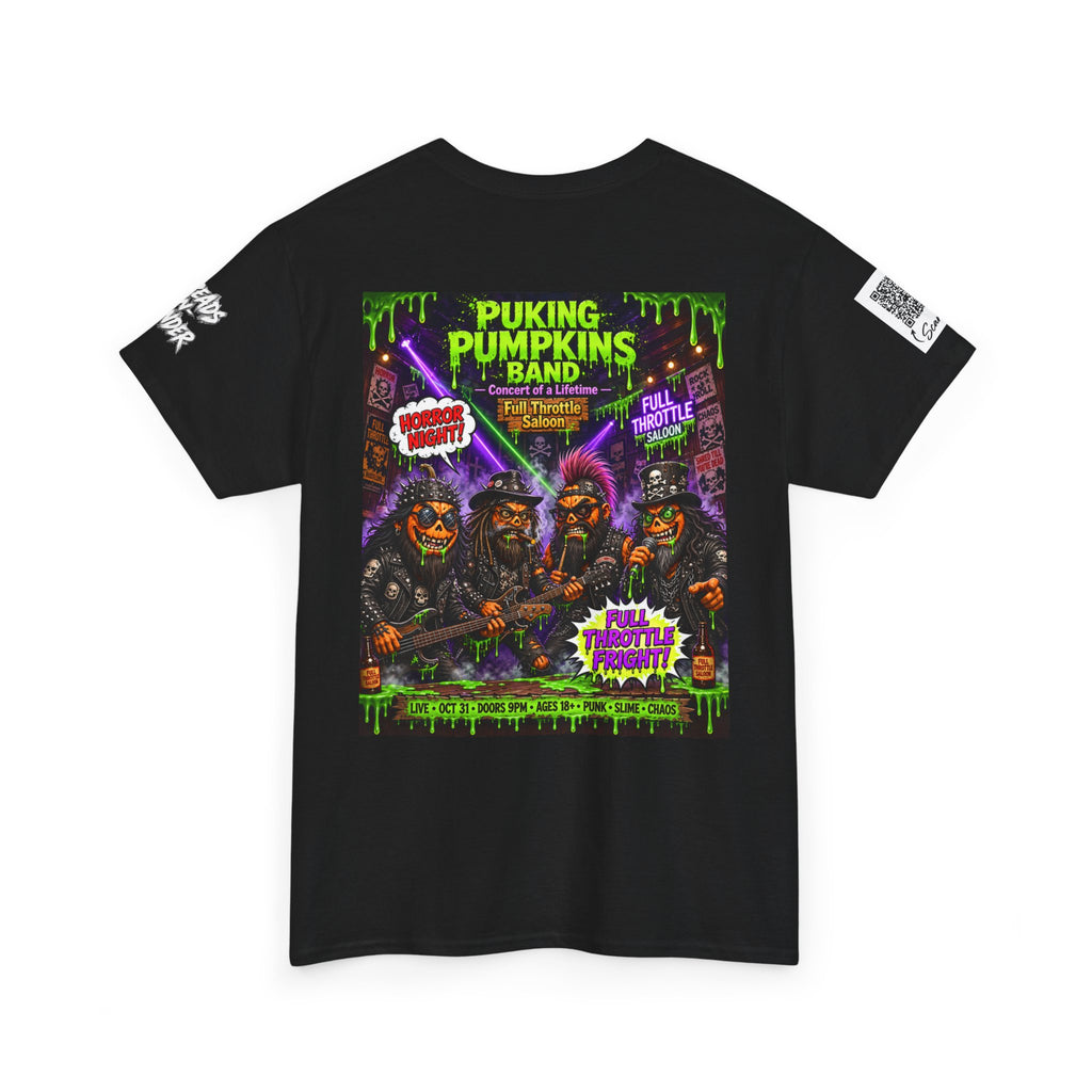 The Puking Pumpkins Band #7 — Concert of Life - Horror Graphic T-Shirt