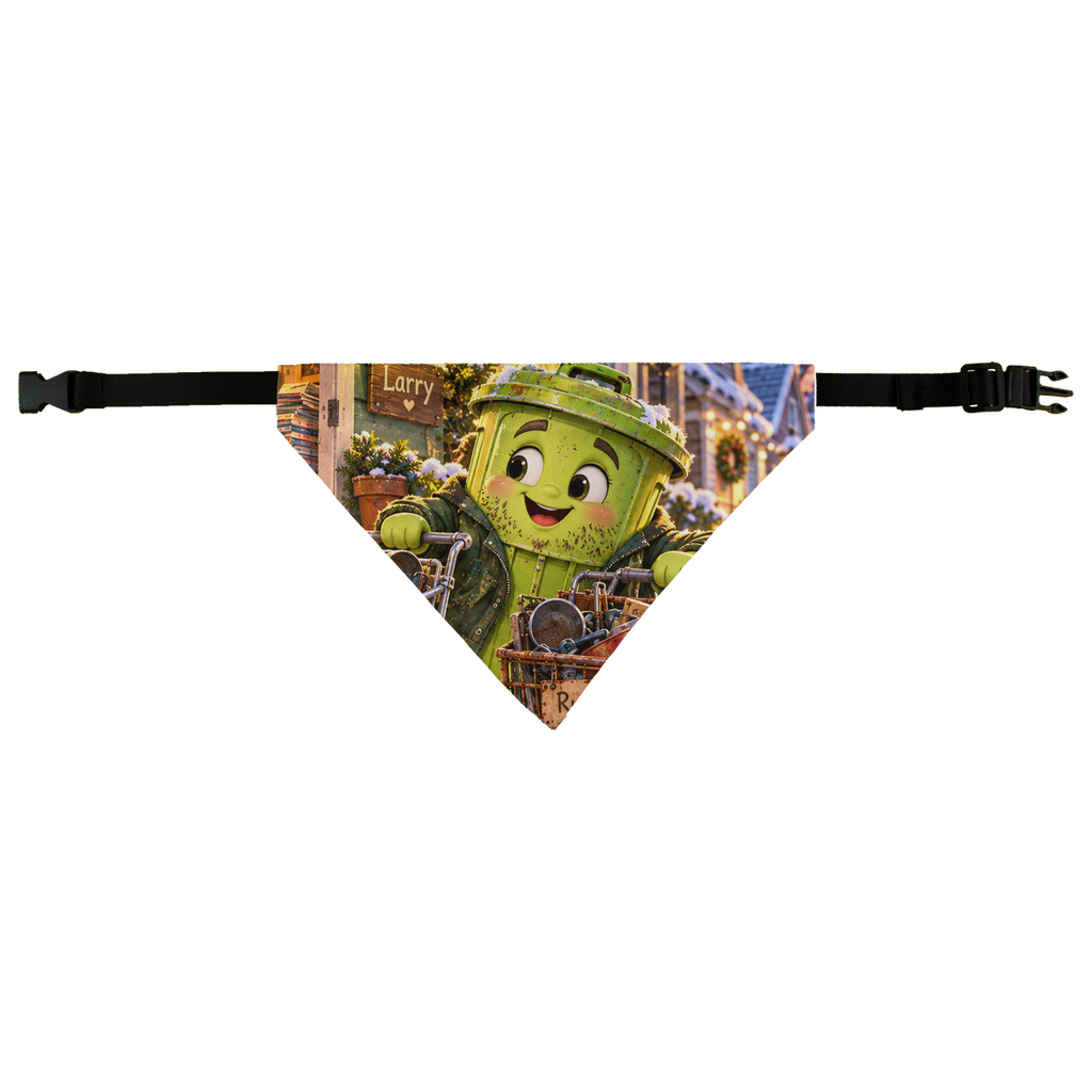 Trash Can Row Pet Bandana