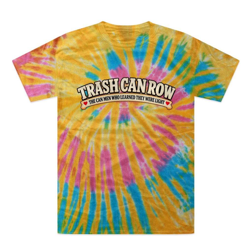 Trash Can Row Tie-Dye T-Shirt
