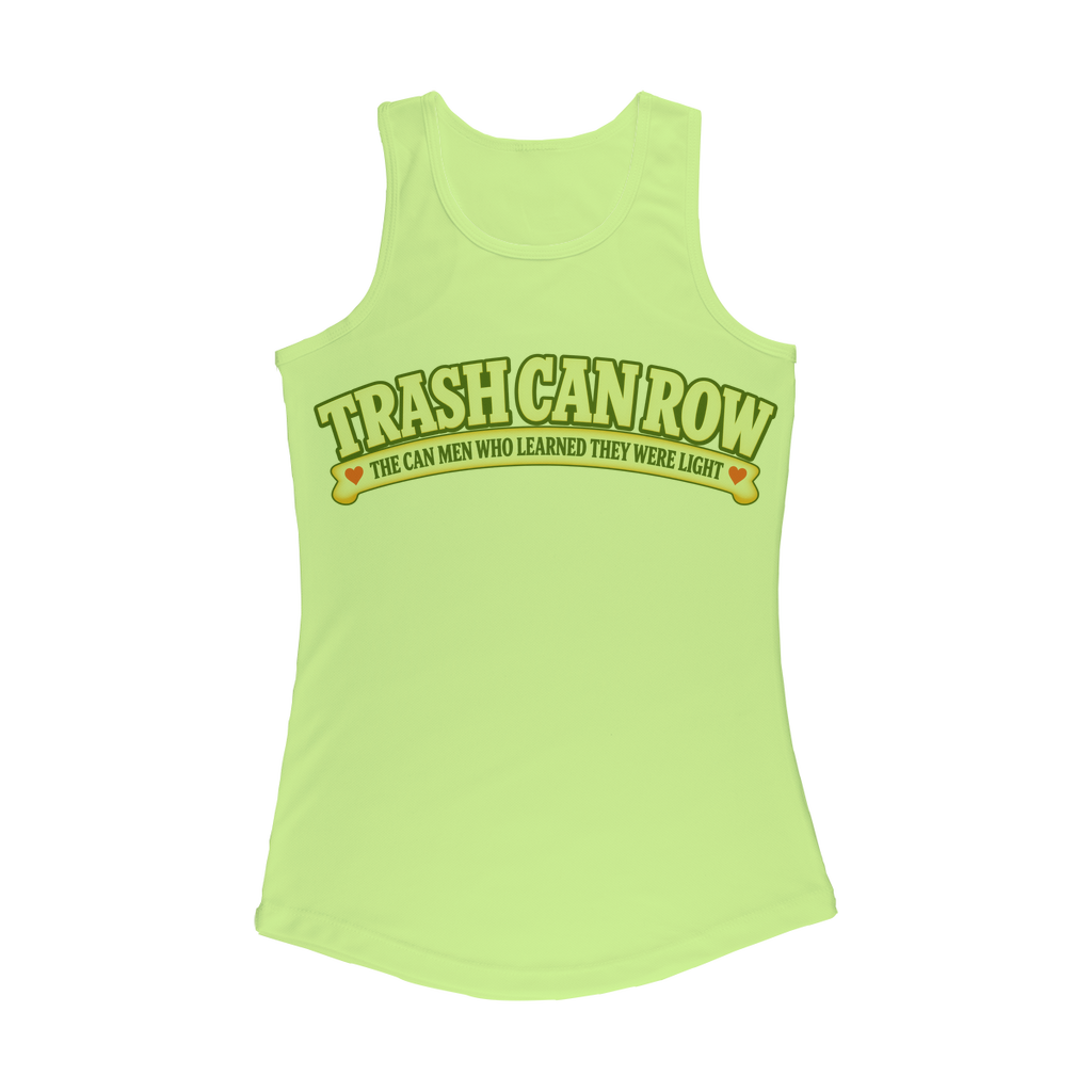 Trash Can Row – Women Performance Tank Top