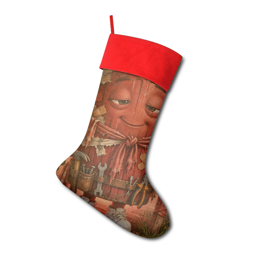 Trash Can Row – Sublimation Christmas Stocking