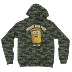 TRASH CAN MAN Camouflage Adult Hoodie