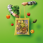 Trash Can Row Shopper Tote Bag