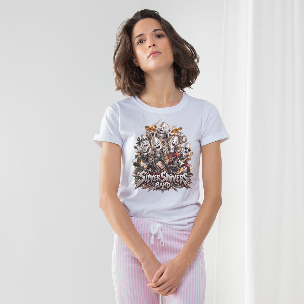 The Silver Shivers Band Women's Long Pant Pyjama Set