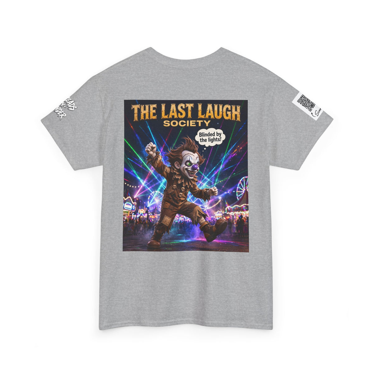 The Last Laugh Society Tee #103 — Carnival Clown Horror Graphic T-Shirt