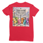 Trash Can Row Premium Jersey Women's T-Shirt