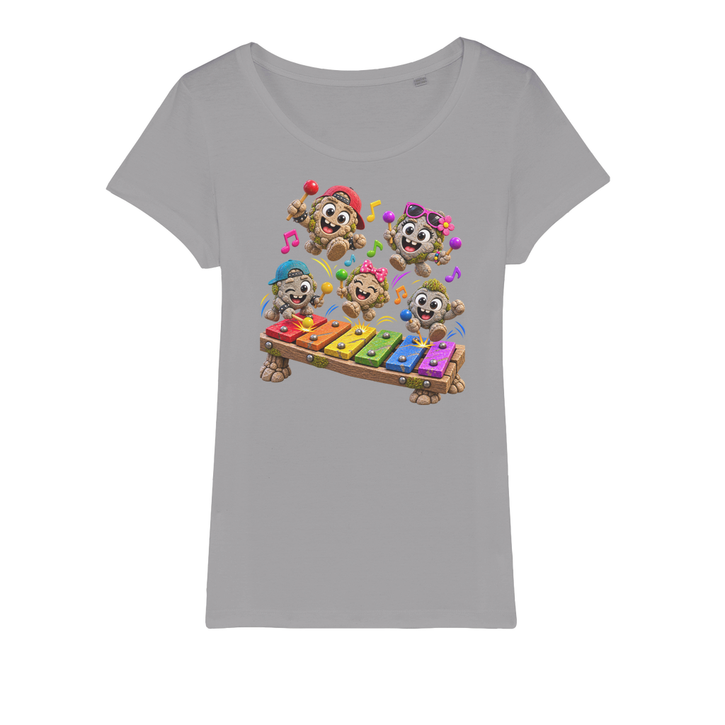 Falling Rocks COllection Organic Jersey Womens T-Shirt