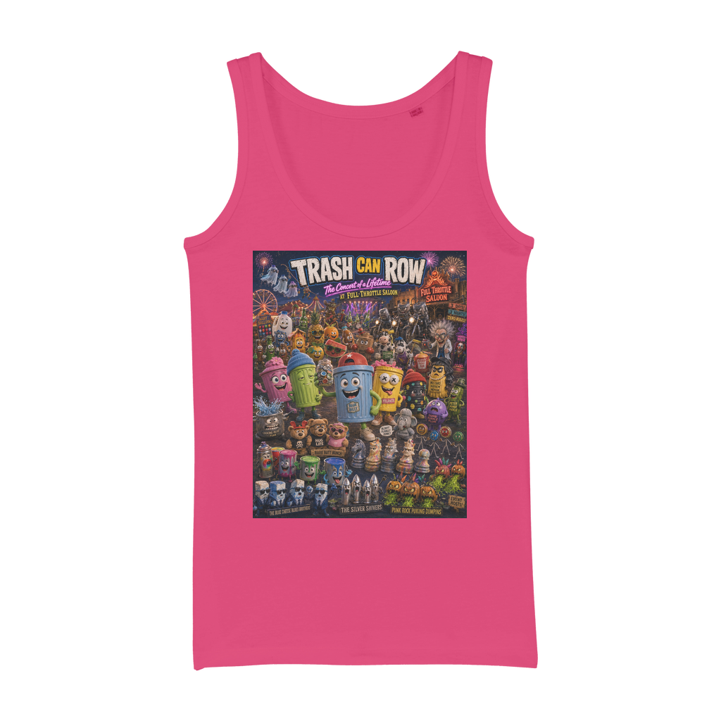 Trash Can Row CONCERT FOR A LIFETIME Organic Jersey Women's Tank Top