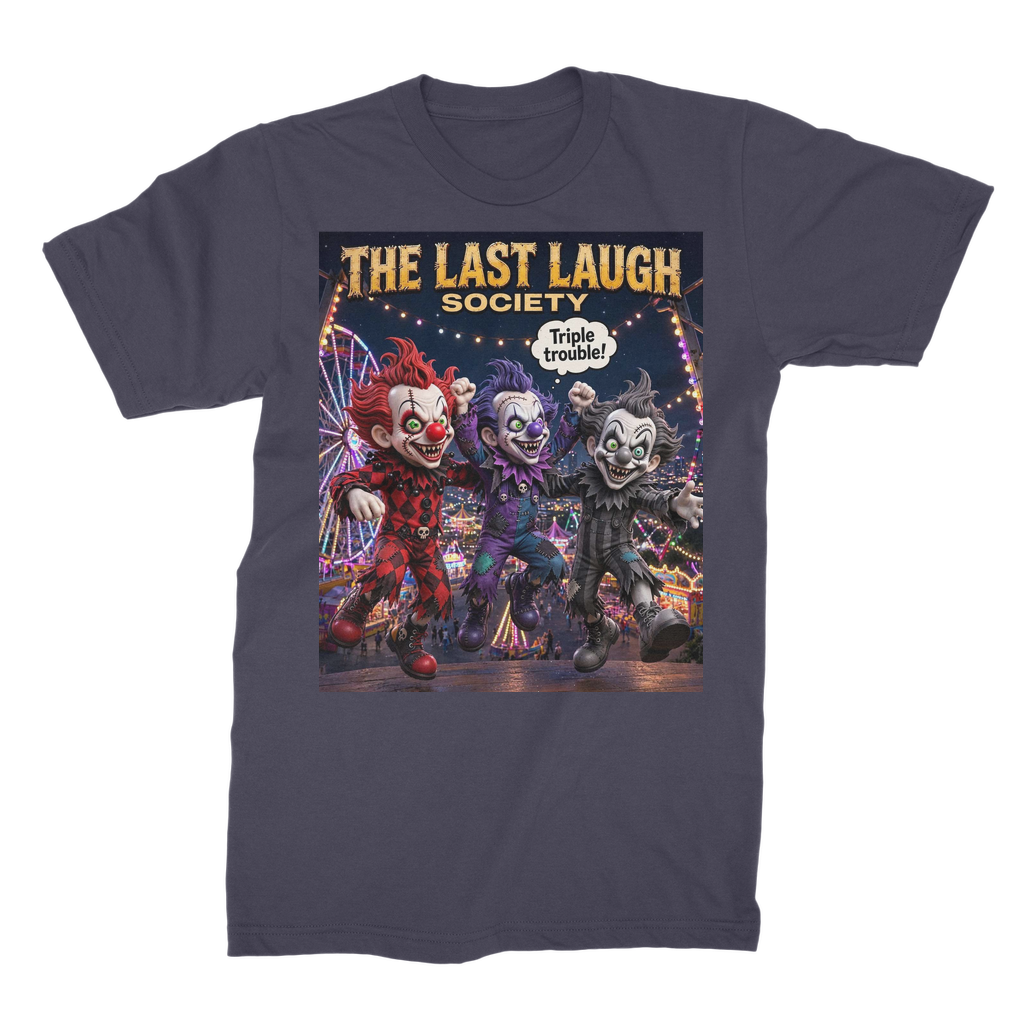 The Last Laugh Society Premium Jersey Adult T-Shirt