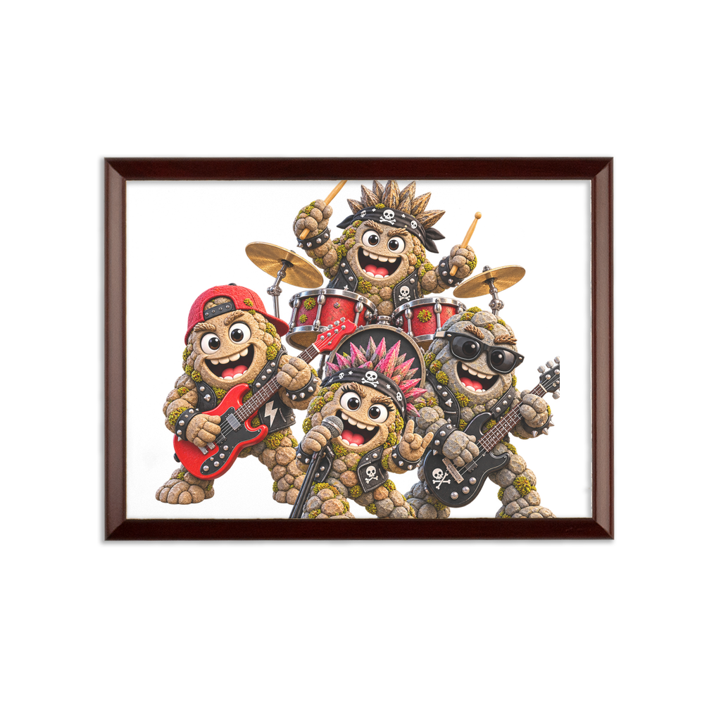 Falling Rocks COllection Sublimation Wall Plaque