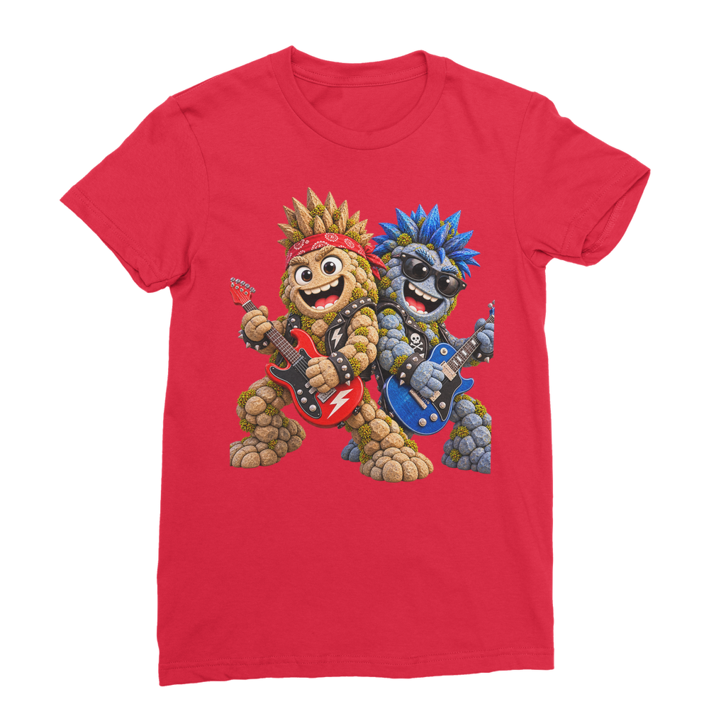 Falling Rocks COllection Premium Jersey Women's T-Shirt