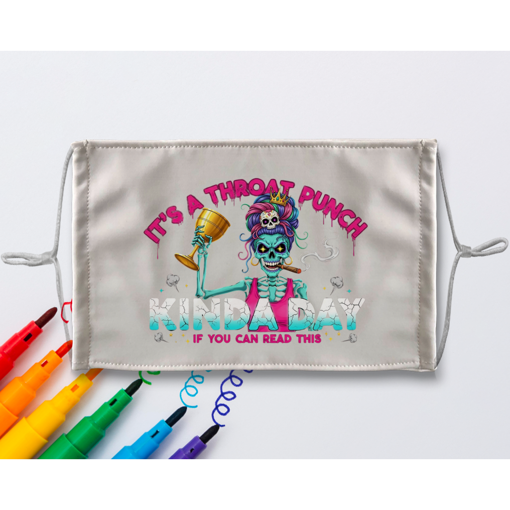 AOP Sublimation Colouring Face Mask